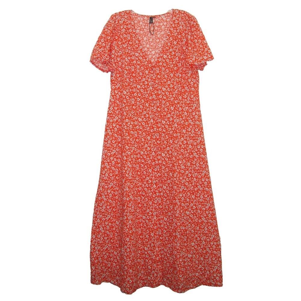 NWOT Nobody's Child Womens Ditsy Floral A-line Midi Tea Dress